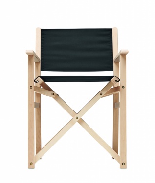 Logo trade ärikingi pilt: Kokkupandav puidust rannatool