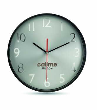 Logotrade reklaamkingid pilt: Hõbedase taustaga seinakell