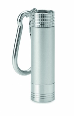 Logotrade reklaamkingituse foto: Alumiinium/ABS LED võtmehoidja Aizkraukle