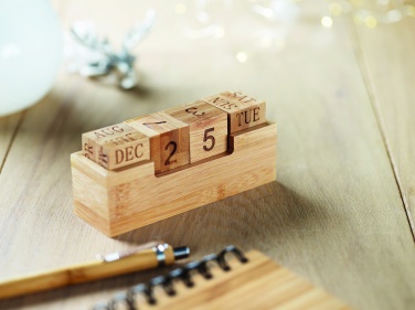 Logotrade reklaamkingi foto: Bambusest kalender