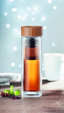 Logo trade meene pilt: Kaheseinaline klaaspudel 400ml München