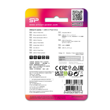 Logotrade meene foto: Mälupulk Silicon Power Ultima II i-seeria 2.0