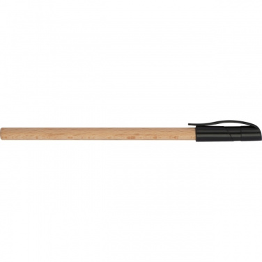 Logo trade firmakingituse pilt: Puidust pastapliiats korgiga PALMDALE