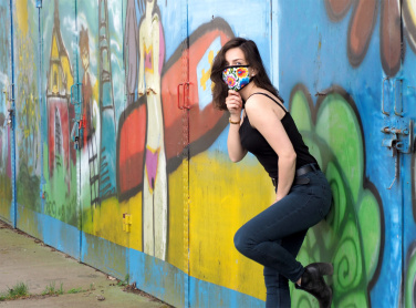 Logotrade firmakingi foto: MARS PRO puuvillane mask (suurus M) koos tasku ja HEPA-filtriga 1380165