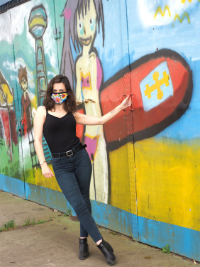 Logo trade meened foto: MARS PRO puuvillane mask (suurus M) koos tasku ja HEPA-filtriga 1380165