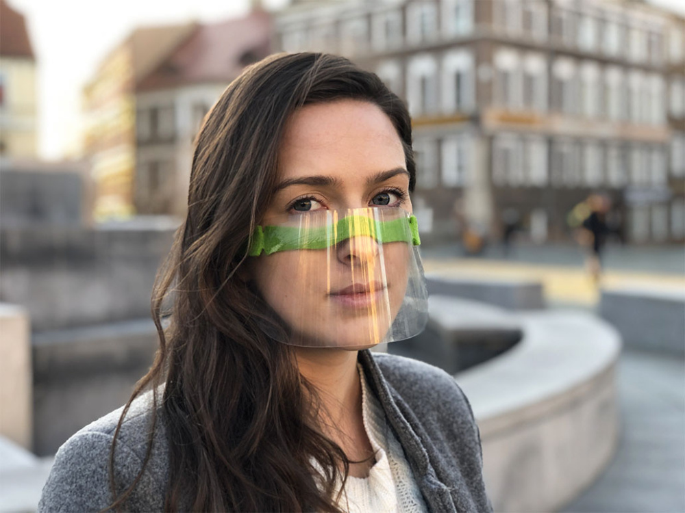 Logotrade ärikingid pilt: HESTIA näokaitse - läbipaistev mask suu ja nina jaoks 1452162