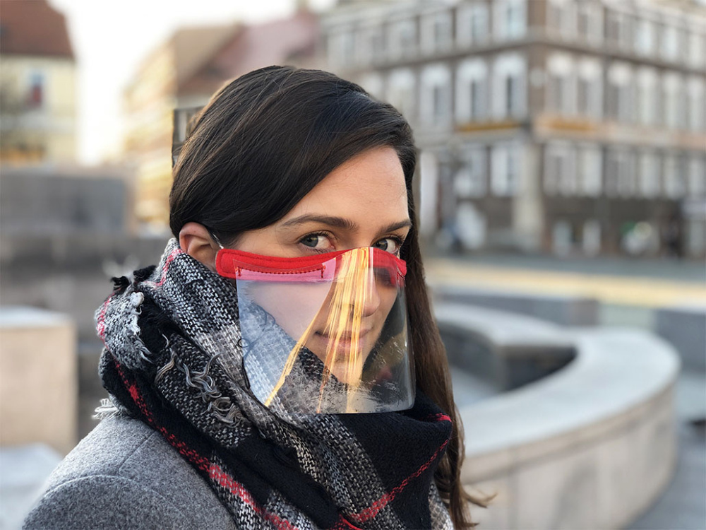 Logo trade reklaamtoote pilt: KALIPSO näokaitse - läbipaistev mask suu ja nina jaoks 1447162