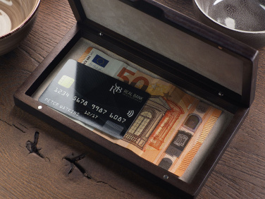 Logotrade reklaamtoote foto: Puidust arvelduskarp 1816121