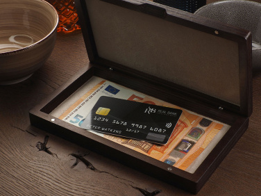 Logotrade firmakingi foto: Puidust arvelduskarp 1816121