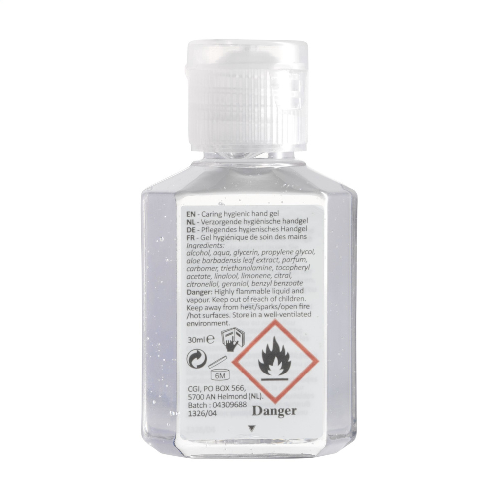 Logotrade reklaamtoote foto: Desinfitseeriv kätegeel Caring Hygienic 30 ml