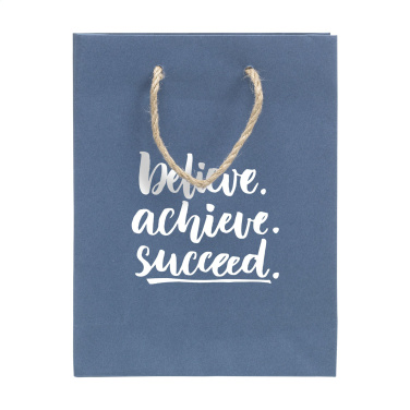 Logotrade firmakingi foto: Taaskasutatud teksakiududega Leaf It kott (180 g/m²) S