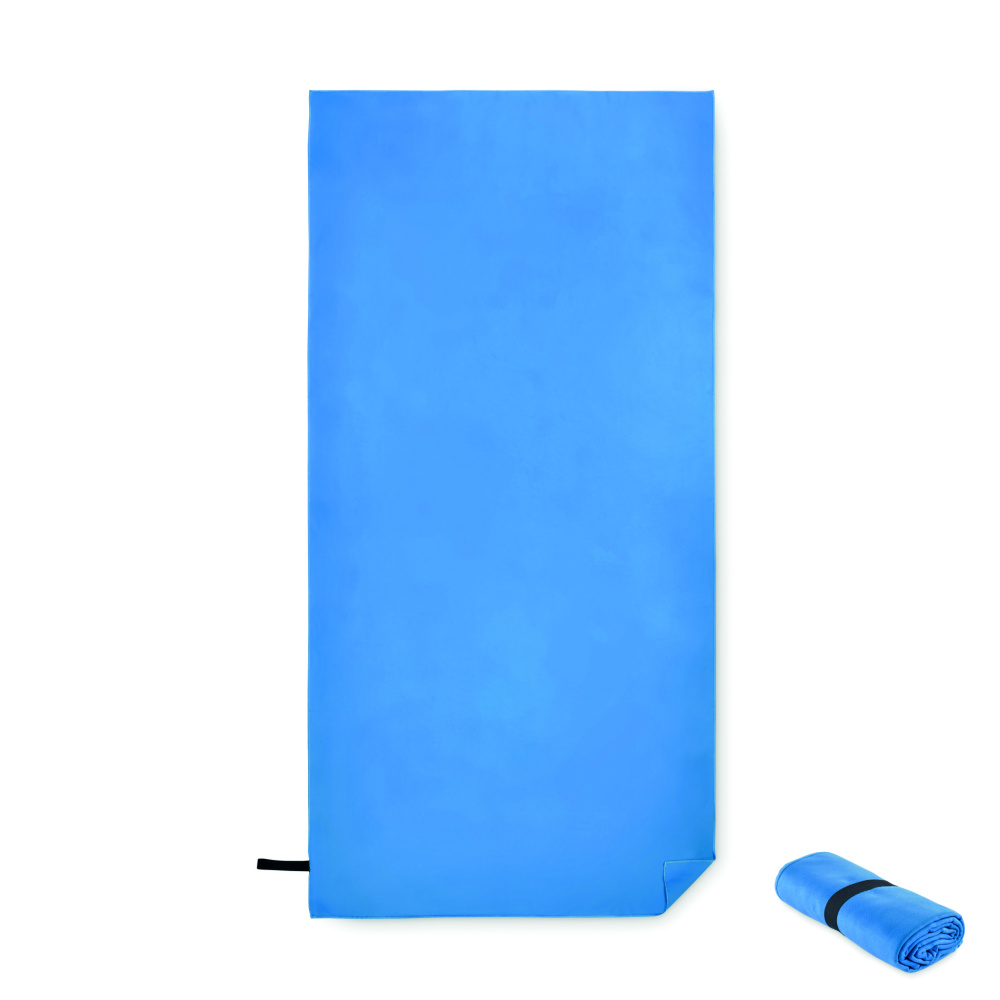 Logo trade ärikingituse pilt: WAXOFF kahepoolne mikrokiust rätik, sinine