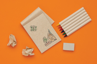 Logotrade firmakingid pilt: Micki GRS infinity 6tk värvipliiatsi komplekt koos märkmikuga