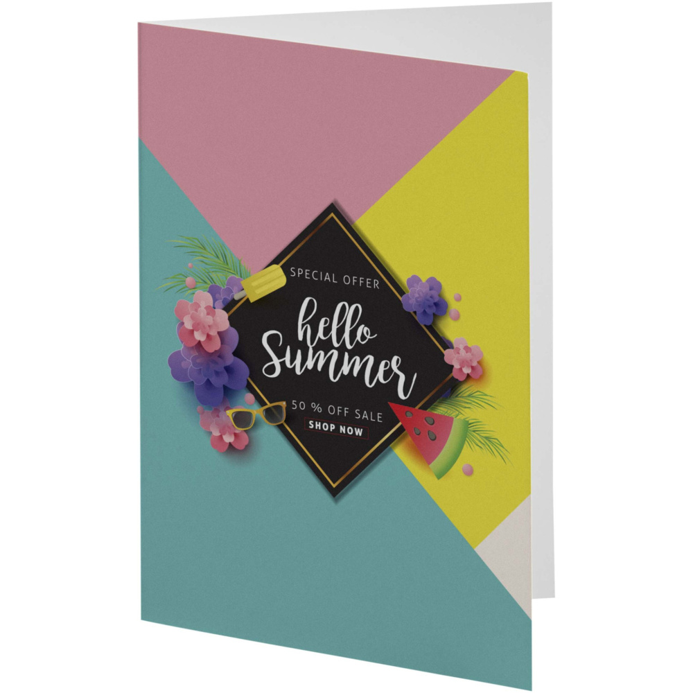 Logo trade reklaamtooted foto: Heraldi A6 õnnitluskaart