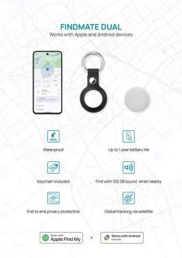 Logotrade firmakingi foto: Findmate Dual RCS taaskasutatud plastist esemete otsija IPX 5