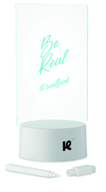 Logotrade ärikingituse foto: LEDMEMO valgustatud LED-märkmetahvel