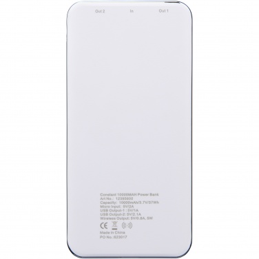 Logotrade mainoslahja ja liikelahja kuva: Langaton Constant-varavirtalähde LED-näytöllä, 10 000 mAh