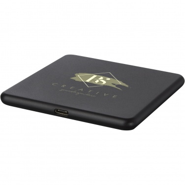 Logotrade mainostuote tuotekuva: Loop 10 W:n langaton latausalusta, kierrätettyä muovia