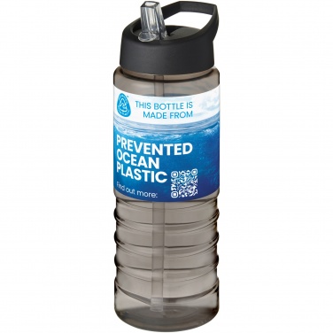 Logotrade mainoslahjat kuva: H2O Active® Eco Treble 750 ml:n juomapullo sporttikorkilla