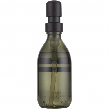 Logotrade mainoslahjat kuva: Wellmark Discovery 200 ml:n käsisaippua-annostelija ja 150 g tuoksukynttiläsetti – tumman meripihkan tuoksu