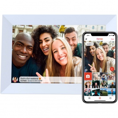 Logo trade mainostuote kuva: Prixton Prado 10 Frameo tuuman wifi-käyttöinen digitaalinen valokuvakehys