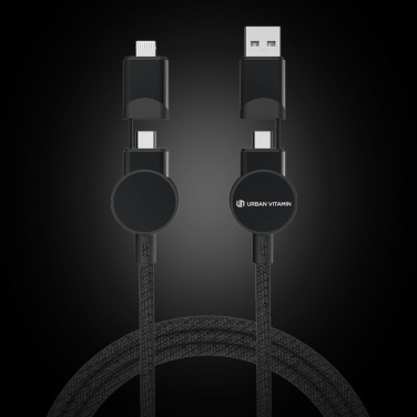 Logotrade mainoslahja ja liikelahja kuva: Oakland RCS 1.2m 6-in-1 nopean latauksen 45W kaapeli