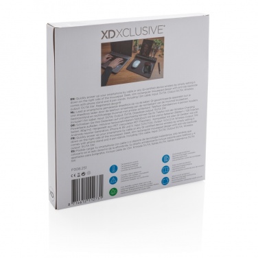 Logo trade mainostuotet tuotekuva: Air-hiirimatto, jossa 5 W:n langaton lataus ja USB