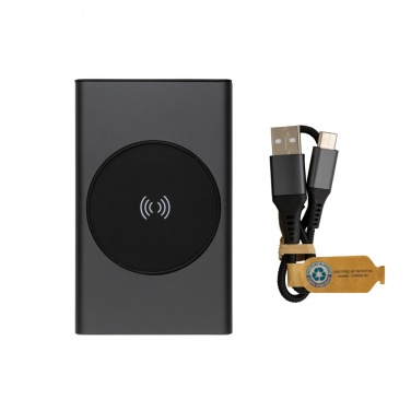 Logotrade liikelahjat mainoslahjat tuotekuva: Terra RCS alumiininen 5000 mAh 5w langaton varavirtalähde