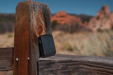 Logo trade liikelahjat tuotekuva: Skywave aurinkovoimakuulokkeet RCS kierrätetystä muovista