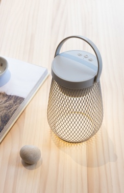 Logotrade mainoslahja tuotekuva: Aurora USB-ladattava pöytävalaisin RCS kierrätysmuovista