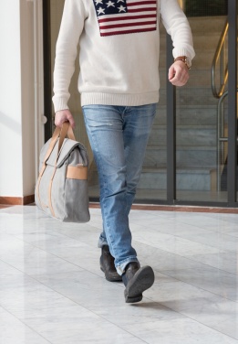 Logo trade mainoslahja ja liikelahja tuotekuva: Canvas-laptoplaukku - PVC-vapaa