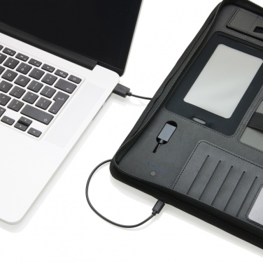 Logotrade mainoslahja ja liikelahja kuva: Tekninen kansio varavirtalähteellä