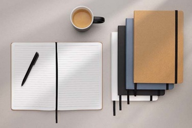 Logo trade liikelahjat mainoslahjat kuva: Craftstone A5 vihko r-kraft-materiaalista ja kivipaperista