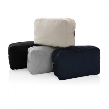 Logo trade mainoslahja ja liikelahja tuotekuva: Impact Aware™ 285 gsm rcanvas toilettilaukku värjäämätön