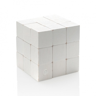 Logo trade liikelahjat tuotekuva: Puinen älypeli kangaskassissa