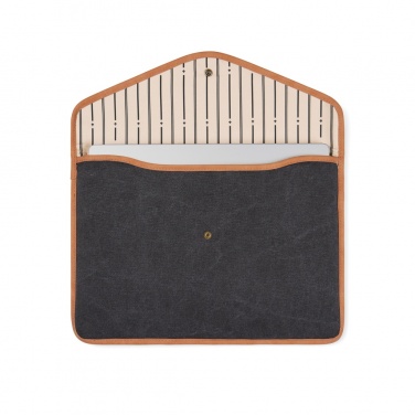 Logo trade liikelahja kuva: VINGA Bosler 16" kannettava laukku kierrätetystä canvasta