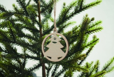 Logotrade mainoslahja ja liikelahja kuva: Puinen puun muotoinen koriste