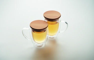 Logo trade liikelahjat tuotekuva: Kaksiseinäinen lasimuki