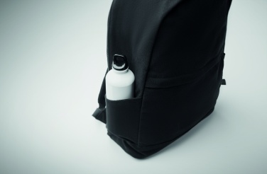 Logo trade liikelahja kuva: 15 tuuman kannettava reppu kierrätetystä esikulutetusta puuvillasta ja kierrätetystä polyesteristä mukautettavalla painatuksella