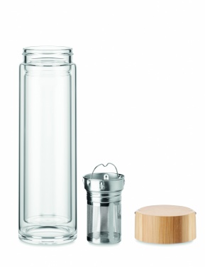 Logo trade mainostuotet tuotekuva: Kaksiseinäinen lasipullo Berlin