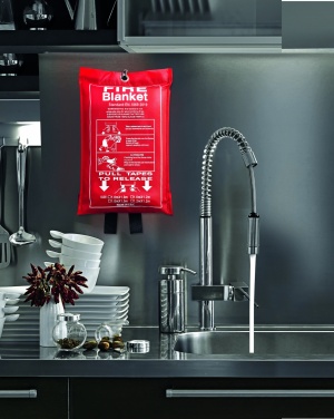 Logo trade liikelahjat mainoslahjat kuva: Sammutuspeite 100x95 cm