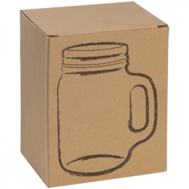 Logo trade mainostuotet tuotekuva: Juomalasi kahvalla ja kannella TREVISO 450 ml