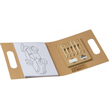 Logotrade liikelahja mainoslahja kuva: Lasten värityskirja värikynillä FORIO