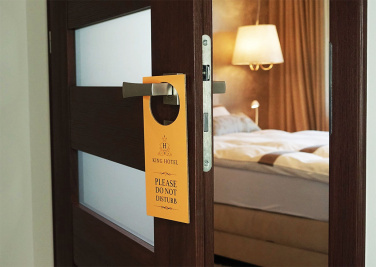 Logo trade liikelahja mainoslahja tuotekuva: Hotellin oviripustin 1007094