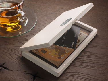 Logotrade mainoslahja tuotekuva: Puinen setelilaatikko 1816121