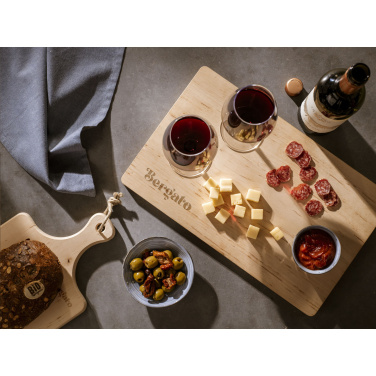 Logo trade liikelahjat mainoslahjat kuva: Leppäpuun leikkuulauta