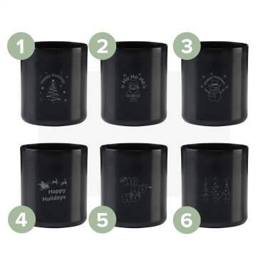 Logotrade mainoslahja tuotekuva: Wooosh Tuoksukynttilä True Wood X-Mas