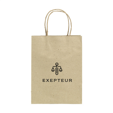 Logo trade liikelahja kuva: Leaf It Bag kierrätettyä ruohopaperia (120 g/m²) M