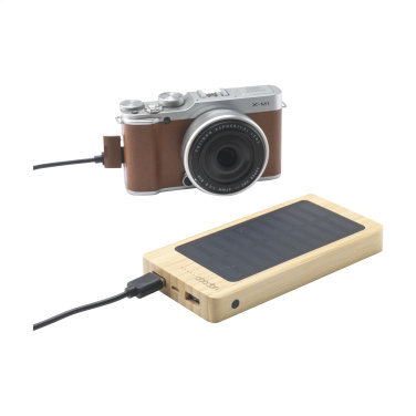 Logotrade mainoslahja tuotekuva: Solar Powerbank 8000+ langaton laturi