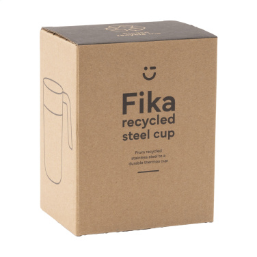 Logo trade mainoslahjat ja liikelahjat kuva: Fika RCS Recycled Steel Cup 400 ml lämpökuppi